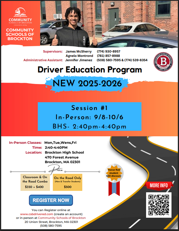 Drivers Ed program - Fall/Winter 2024