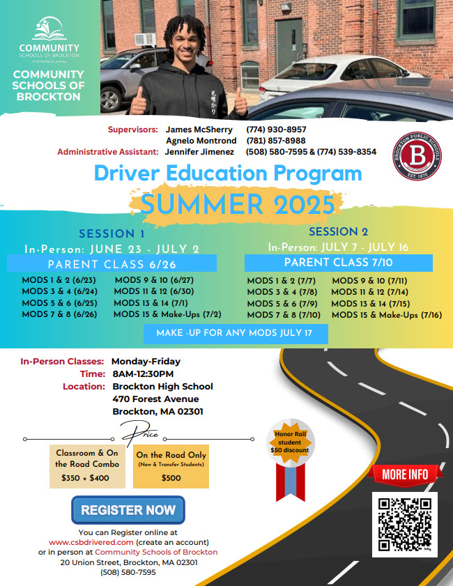 Drivers Ed program - Fall/Winter 2024